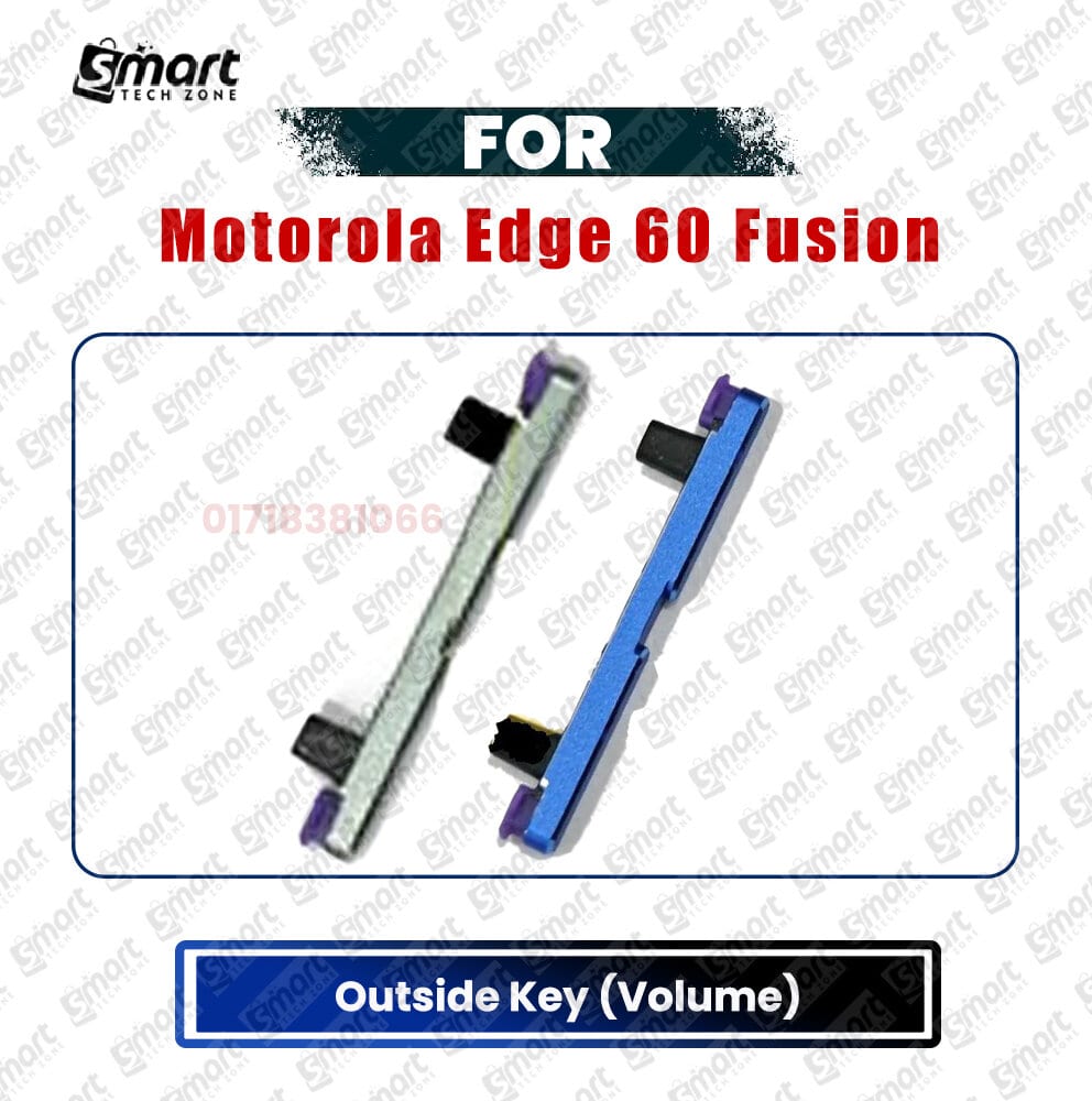 Volume Button Out Side Key For Motorola Edge 60 Fusion External Side Button