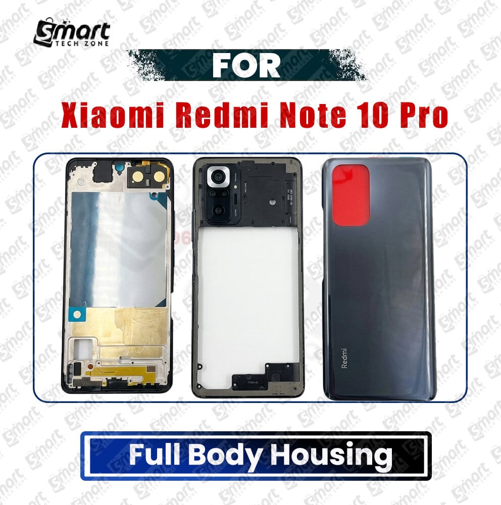 Full Body Housing for Xiaomi Redmi Note 10 Pro (LCD Frame Panel, Middle Frame and Back Panel)