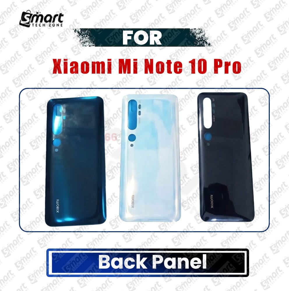 Xiaomi Mi Note 10 Pro Back Panel/Backshell/ Casing With Logo Without Camera Lens Glass-All Colors Available