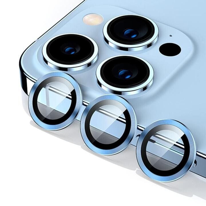 For Apple iPhone 17 Pro/17 Pro Max All Colour Camera Protector Metal Ring Tempered Glass Camera Lens Protector