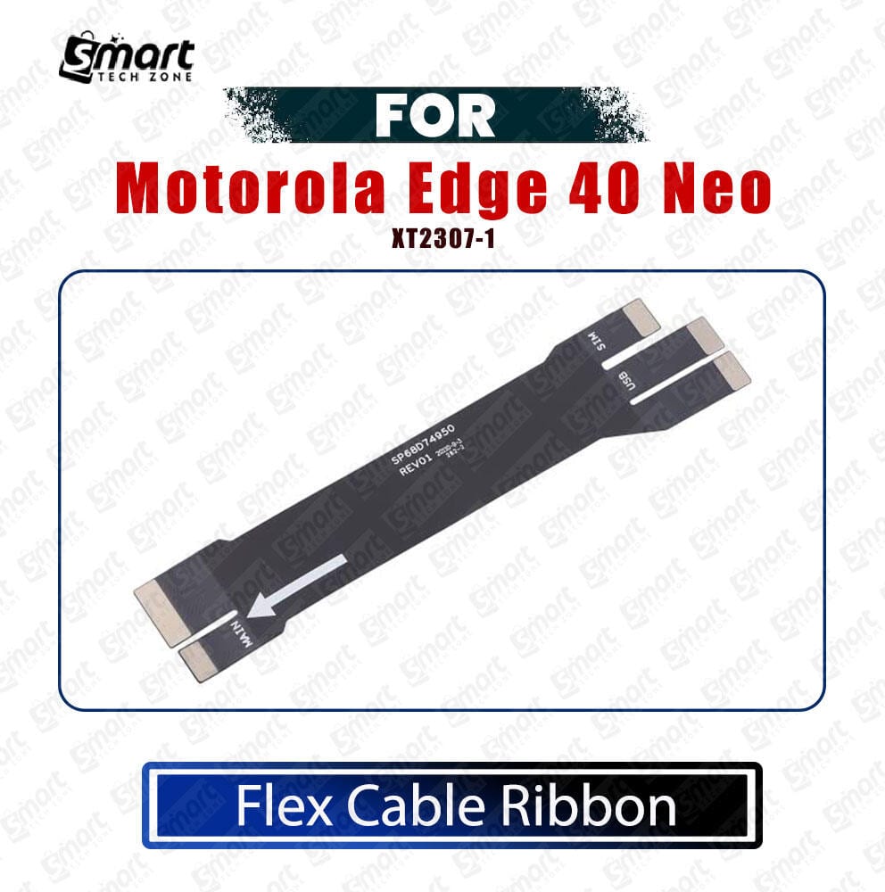 Motorola Edge 50 Fusion / Edge 40 Neo / Edge 50 Pro / Edge 60 / Edge 60 Pro / Edge 60 Fusion Main Board to Sub Board Flex Cable Ribbon Replacement | Motherboard Connector Flex Ribbon Cable | XT2429-1 XT2307-1 XT2403-2 XT2505-1 XT2505-4 XT2507-1 XT2503-4 |