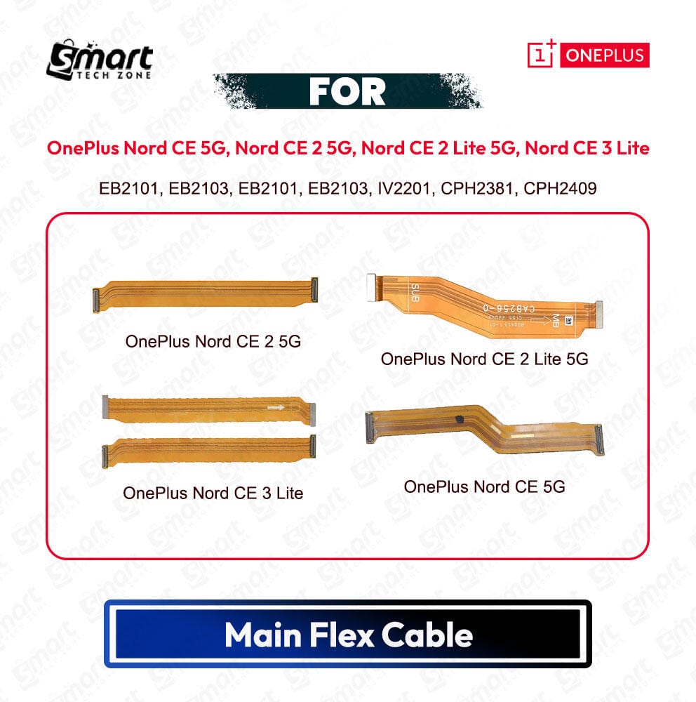 OnePlus Nord CE 5G, CE 2 5G, CE 2 Lite 5G, CE 3 Lite Main Board Motherboard Connector Flex Cable PCB Board Repair Spare Part Replacement
