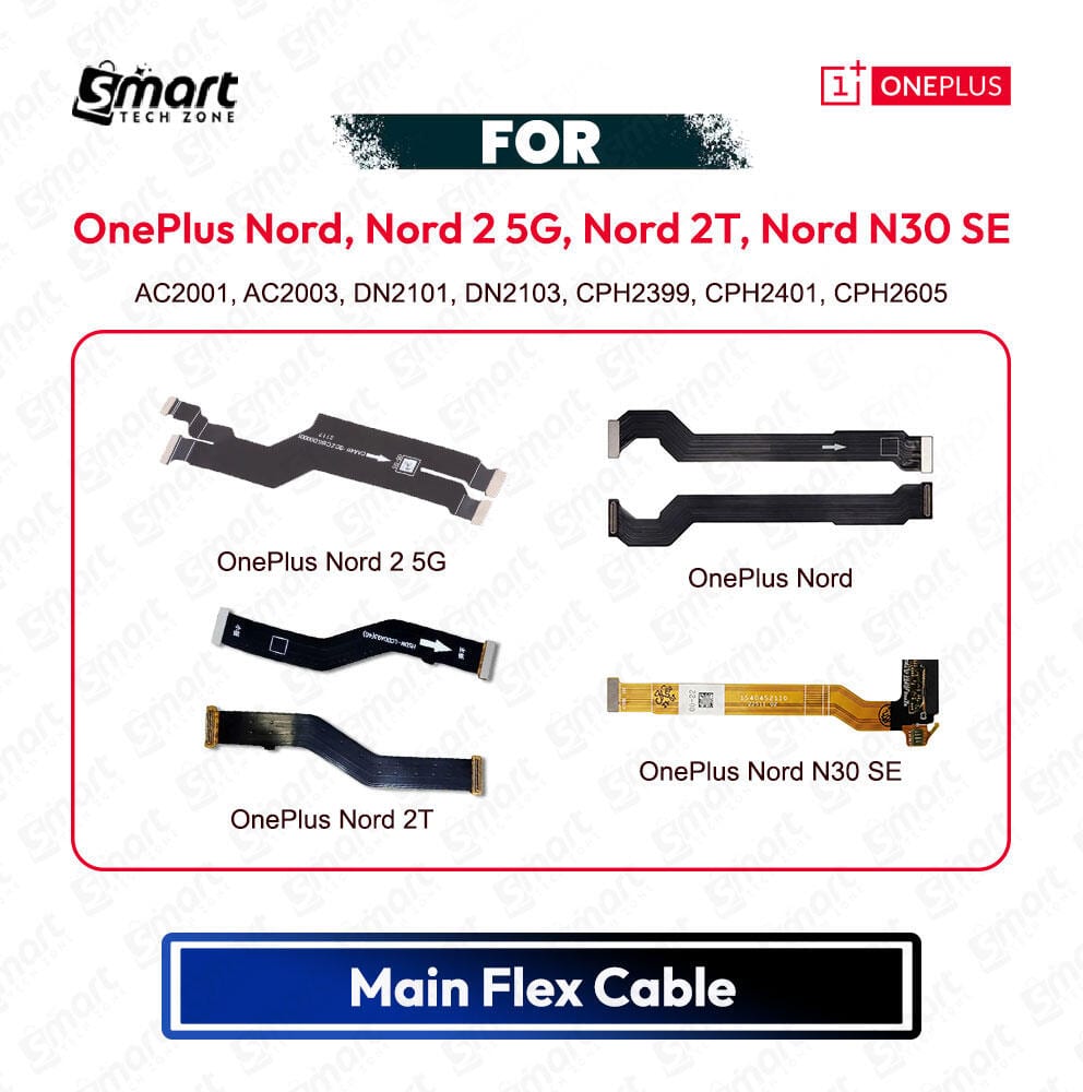 OnePlus Nord, Nord 2 5G, Nord 2T, Nord N30 SE Main Board Motherboard Connector Flex Cable PCB Board Repair Spare Part Replacement