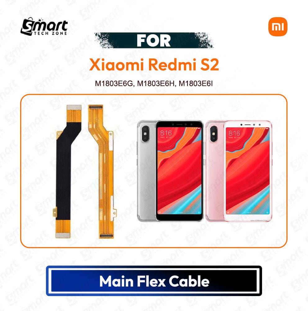 Xiaomi Redmi S2 Main Board Motherboard Connector Flex Cable PCB Board Repair Spare Part Replacement | M1803E6G, M1803E6H, M1803E6I