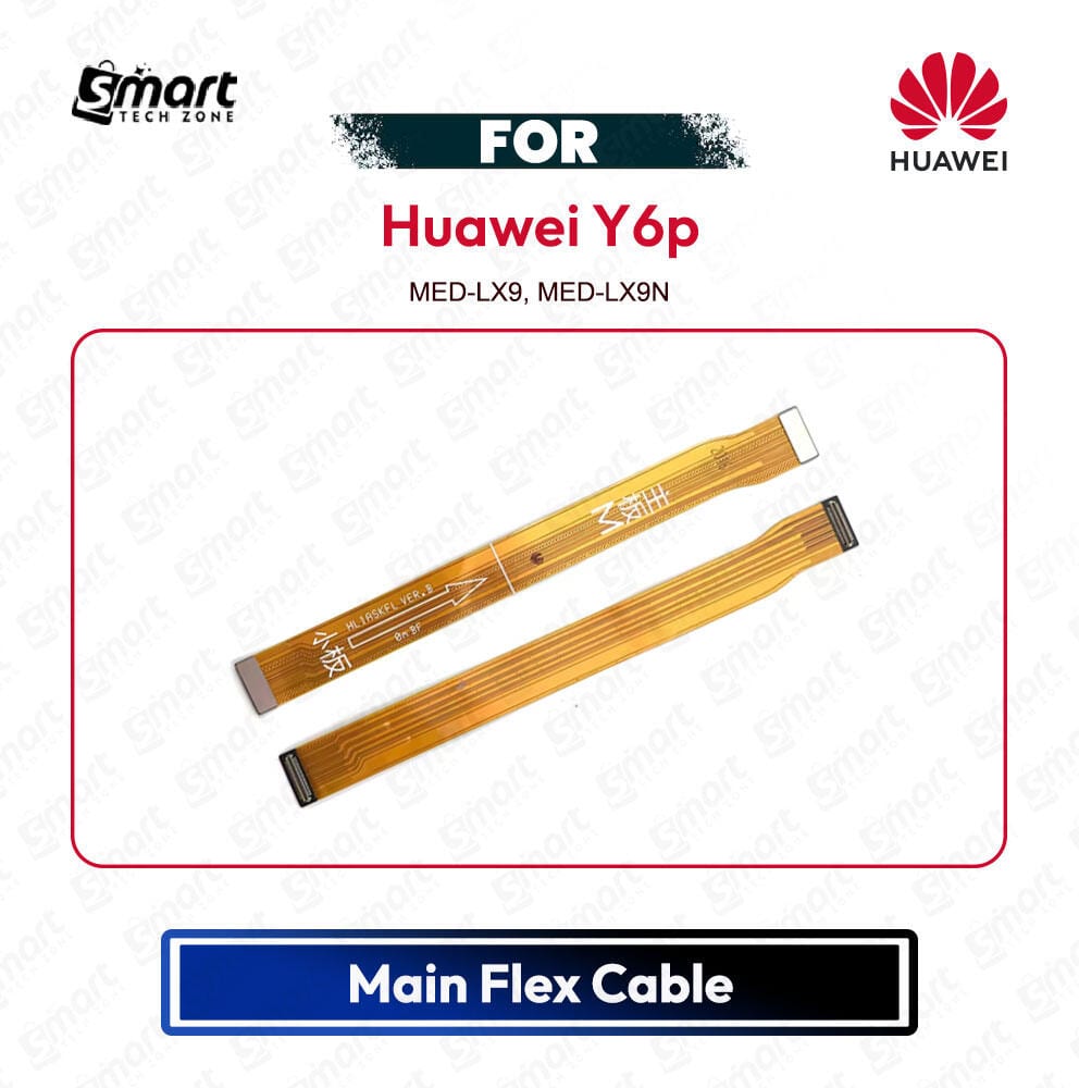 Huawei Y6p Main Board Motherboard Connector Flex Cable PCB Board Repair Spare Part Replacement | MED-LX9, MED-LX9N
