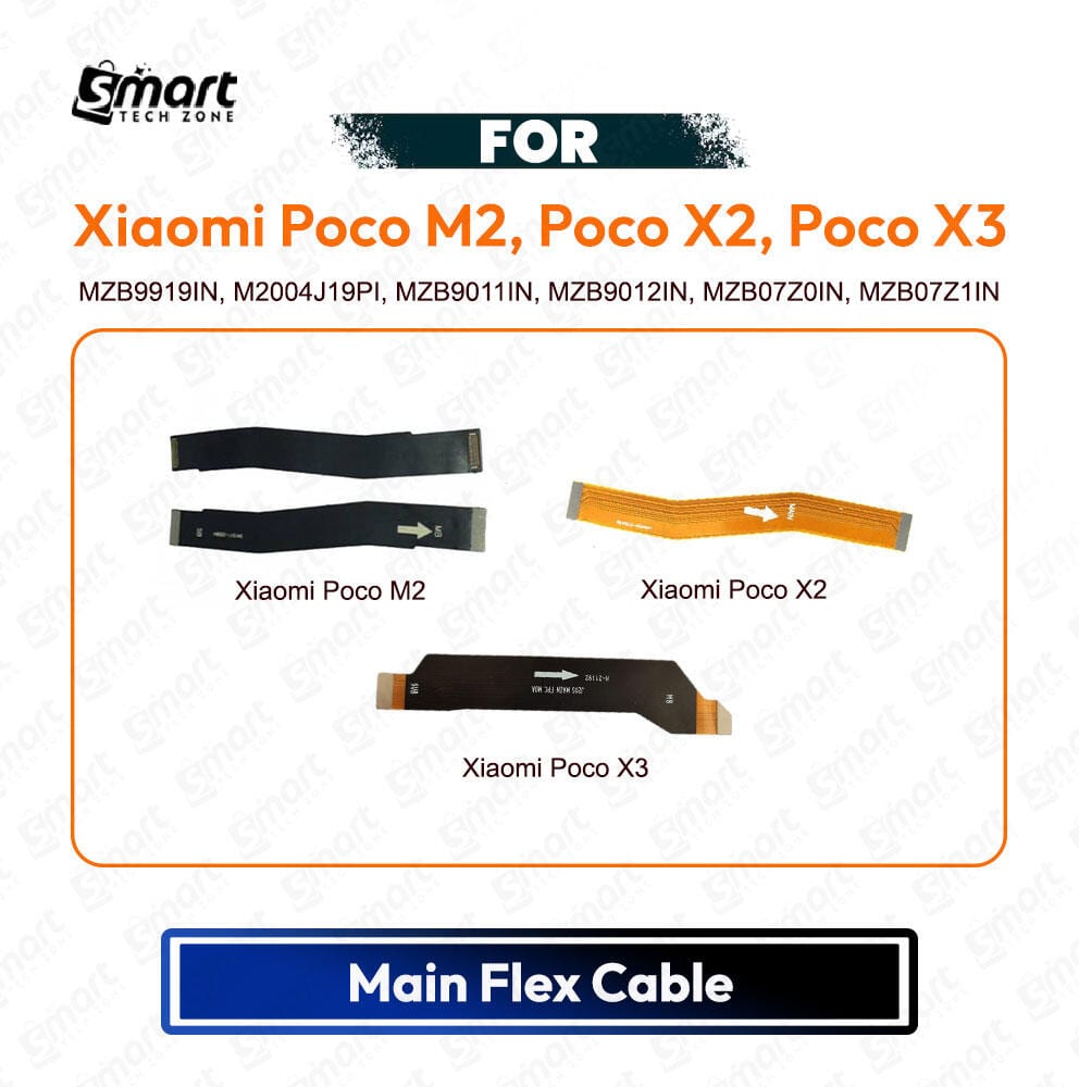 Xiaomi Poco M2, Poco X2, Poco X3 Main Board Motherboard Connector Flex Cable PCB Board Repair Spare Part Replacement