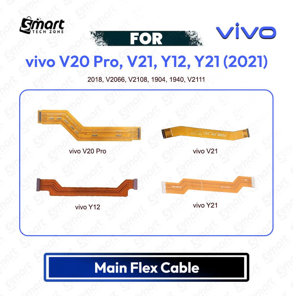 vivo V20 Pro, V21, Y12, Y21 (2021) Main Board Motherboard Connector Flex Cable PCB Board Repair Spare Part Replacement