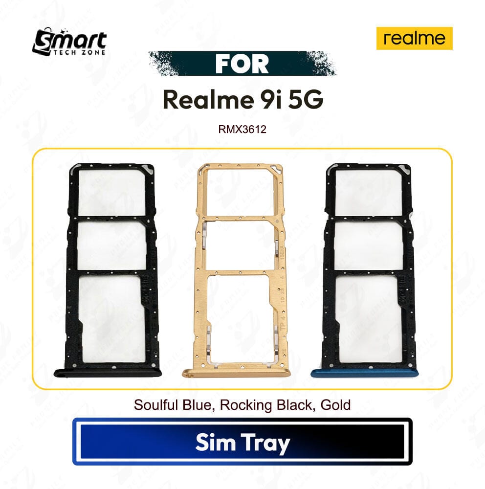 Realme 9i 5G Sim Tray Micro SD Card Slot Replacement Part | RMX3612