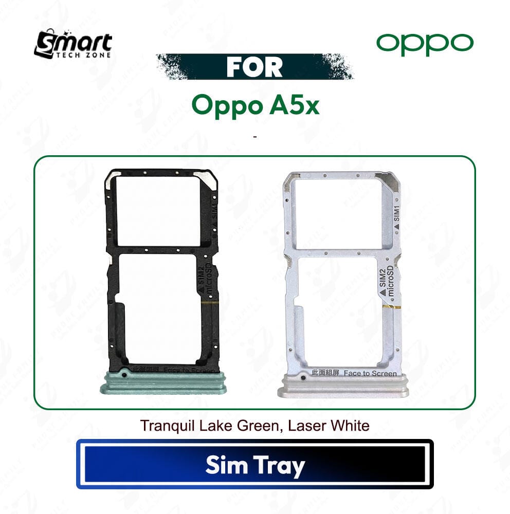 Oppo A5x Sim Tray Micro SD Card Slot Replacement Part