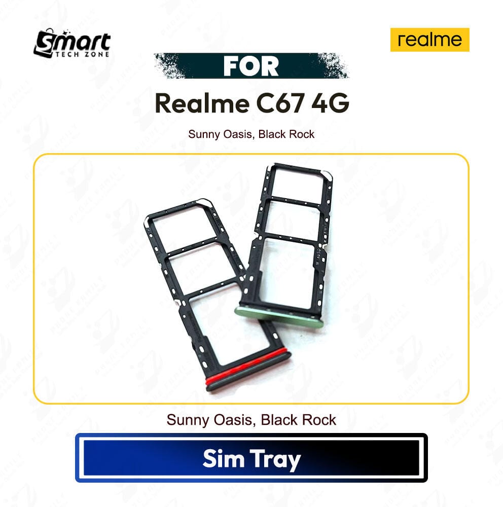 Realme C67 4G Sim Tray Micro SD Card Slot Replacement Part | RMX3890