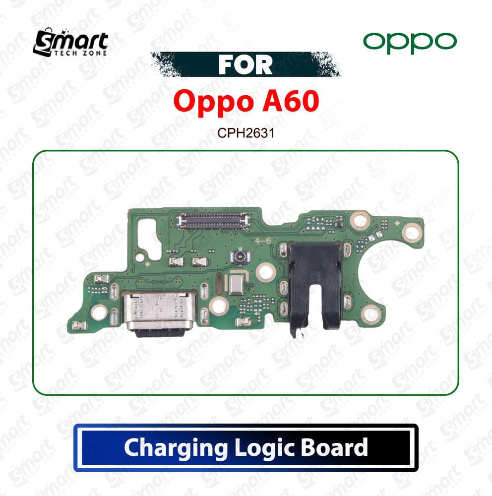 Oppo A60 Charging Logic Board Charging Port USB Plug PCB Dock Connector Replacement Spare Repair Part For CPH2631
