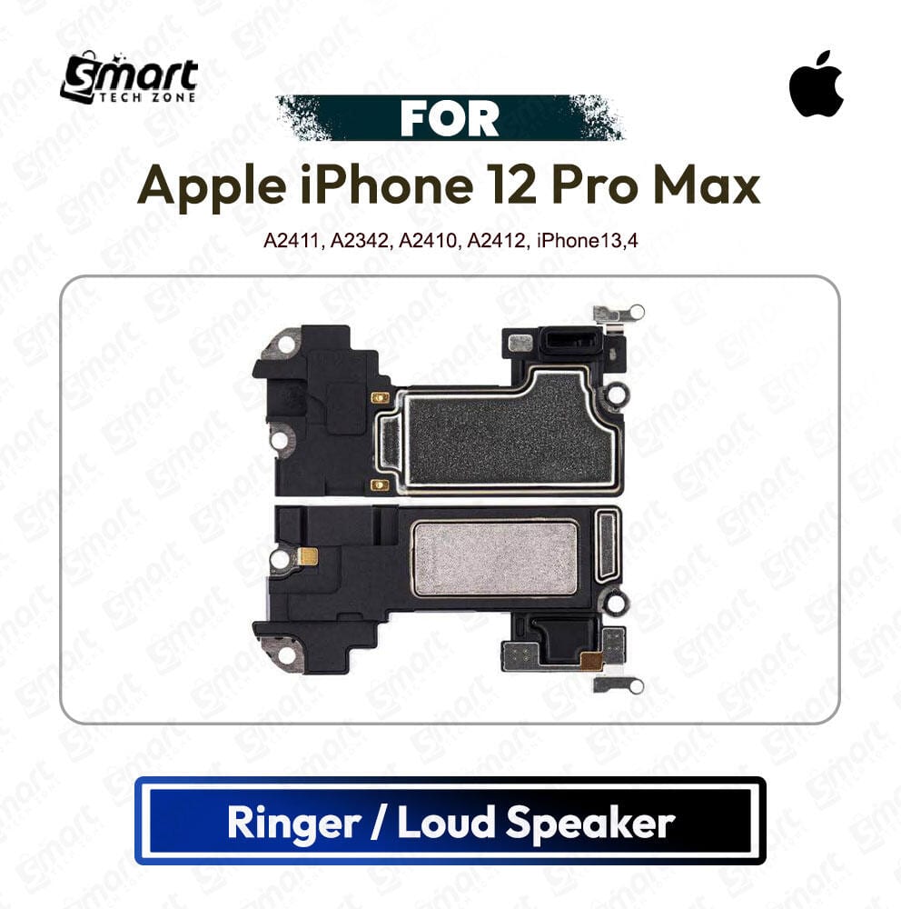 Apple iPhone 12 Pro Max Loud Speaker Ringer Buzzer Module Sound Speaker Repair Replacement Spare Part High Quality (A2411, A2342, A2410, A2412, iPhone13,4)