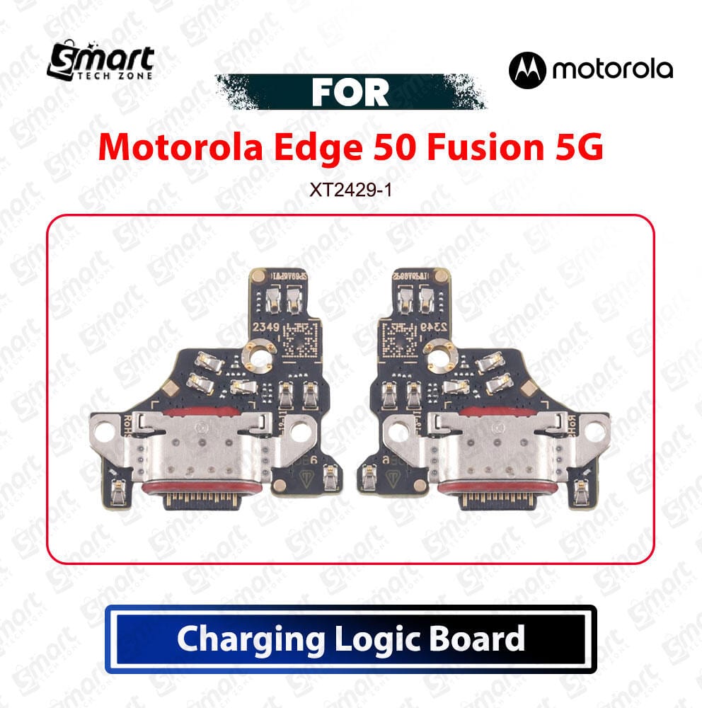 Motorola Edge 50 Fusion 5G Charging Logic Board Charging Port USB Plug PCB Dock Connector Replacement Spare Repair Part For XT2429-1