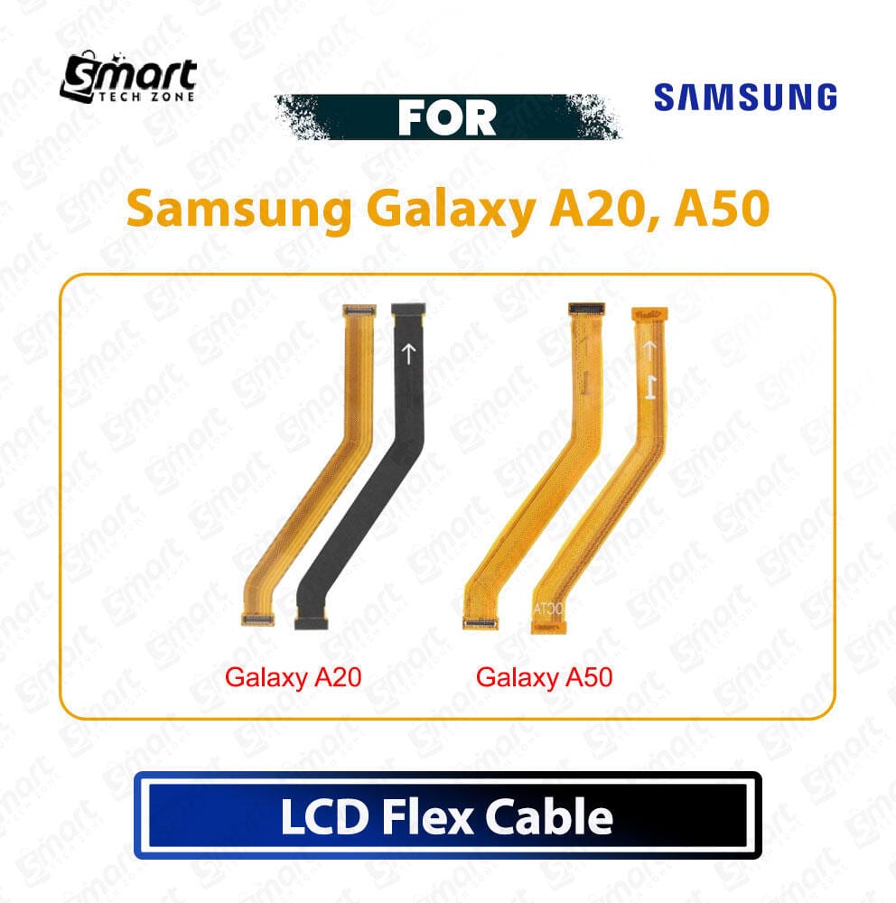 Samsung Galaxy A20, A50 Main LCD Flex Cable Ribbon Connector Flex Cable Ribbon PCB Board Replacement Repair Spare Part