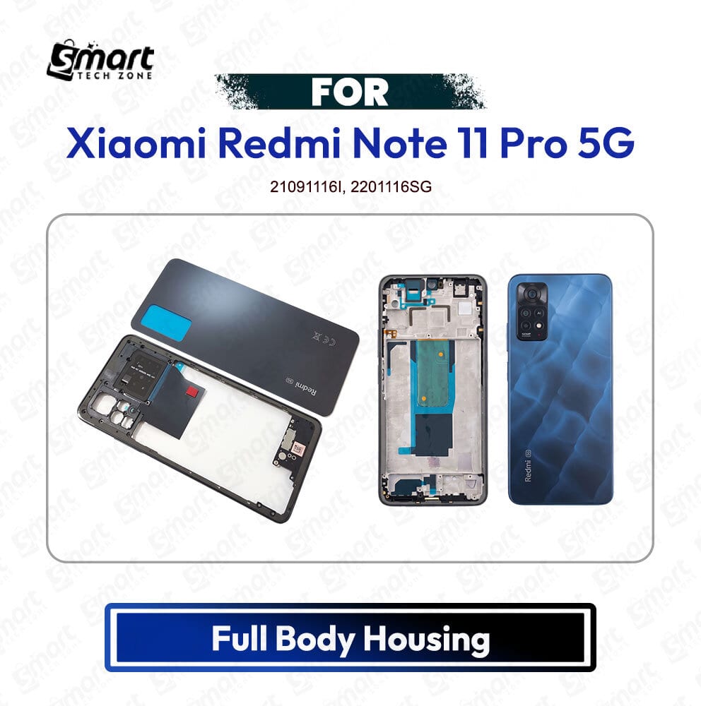 Full Body Housing for Xiaomi Redmi Note 11 Pro 5G (LCD Frame Panel, Middle Frame and Back Panel)
