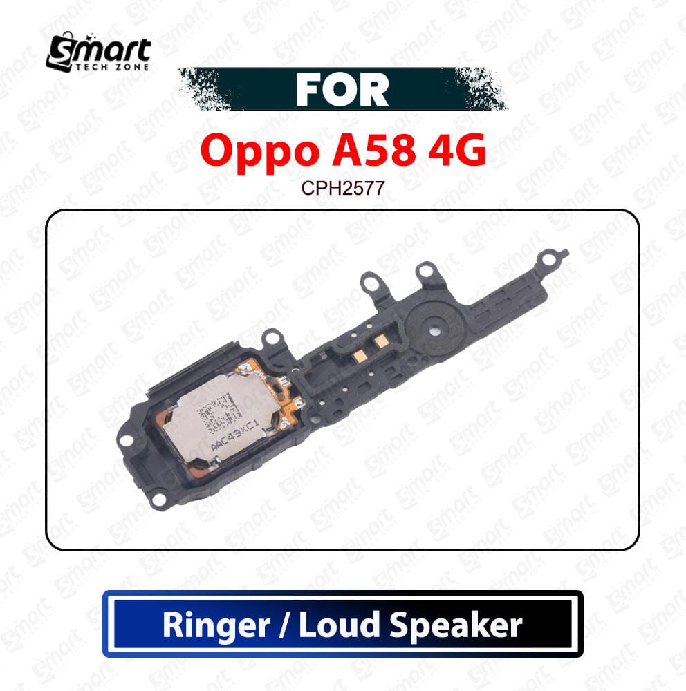 Oppo A58 4G Loud Speaker Ringer Module - Loudspeaker Buzzer Music Player Sound Box Assembly Replacement Repair Spare Parts For CPH2577