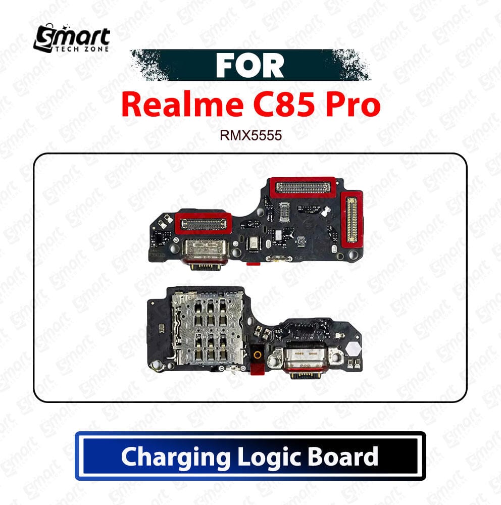 Realme C85 Pro Charging Logic Board - USB Charging Port Dock Connector, PCB Board Replacement Repair Spare Part For RMX5555