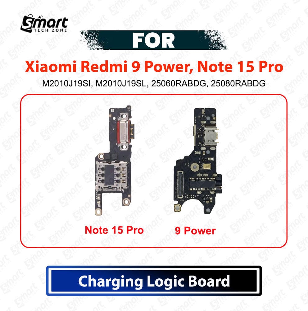 Xiaomi Redmi 9 Power / Note 15 Pro Charging Logic Board - USB Charging Port Dock Connector, PCB Board Replacement Repair Spare Part