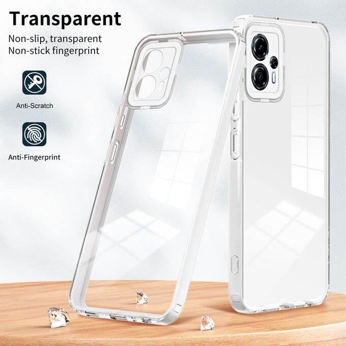 Shockproof Back Cover Case for Motorola Moto Edge 30 Edge 30 Fusion Edge 30 Ultra Edge 40 Edge 40 Neo Edge 50 Edge 50 Pro Edge 50 Fusion E7 Power E7+ E13 E14 E Raised Bump for Camera & Screen Protection | Ultra Clear Soft Silicone Back Cover (Transparent)