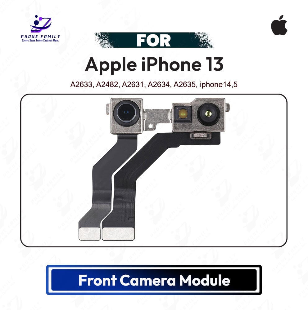 Front Camera Module For iPhone 13 / 13 Pro / 13 Pro Max – High Quality Selfie Camera Repair Part A2633, A2482, A2631, A2634, A2635, iphone14,5