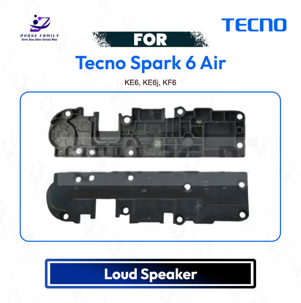Tecno Spark 6 Air Loud Speaker Ringer Buzzer Module Sound Speaker Repair Replacement Spare Part High Quality (KE6, KE6j, KF6)