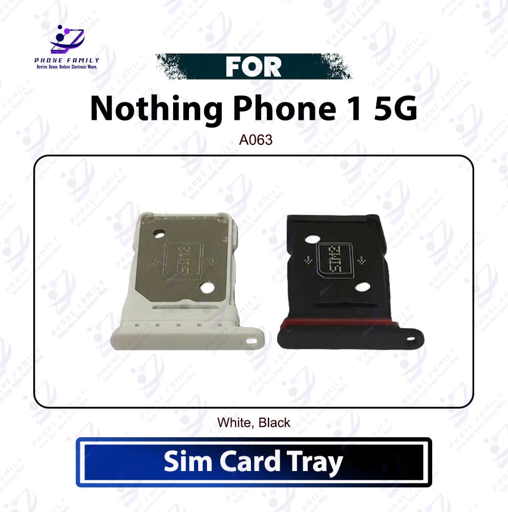 Nothing Phone 1 5G Sim Tray | Sim Card Tray | Sim Holder | Sim Slot Tray | Dual Sim Tray | Sim Card Holder | Premium Quality | Replacement Repair Spare Part