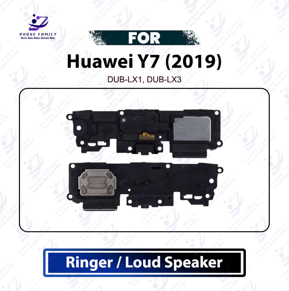 Huawei Y7 (2019) Loud Speaker Ringer Buzzer Module Sound Box Replacement Repair Spare Part Compatible For DUB-LX1, DUB-LX3