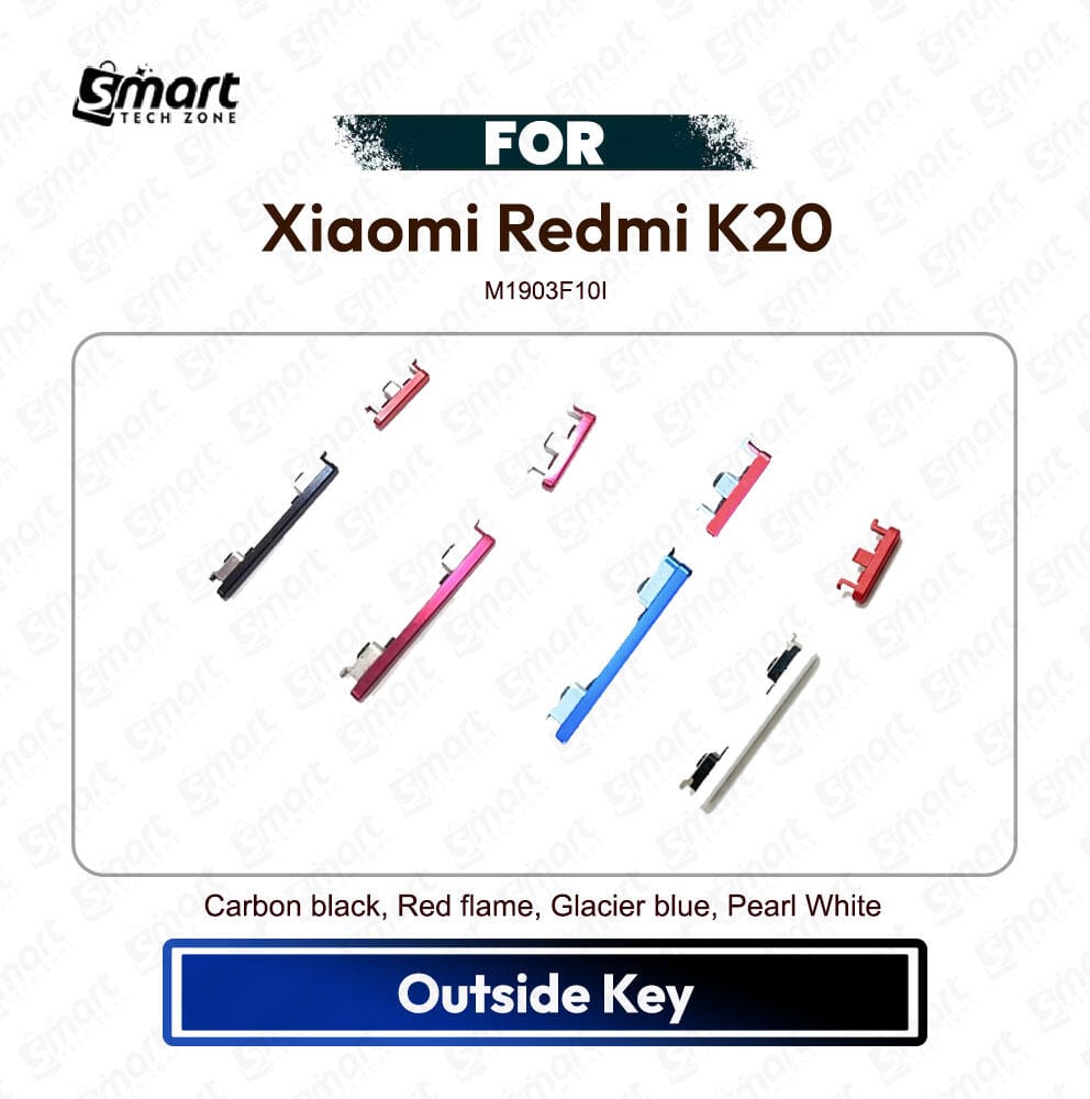 Xiaomi Redmi K20 On Off, Volume Up Down Button Side Key, Outside Key Replacement Repair Spare Part For M1903F10I