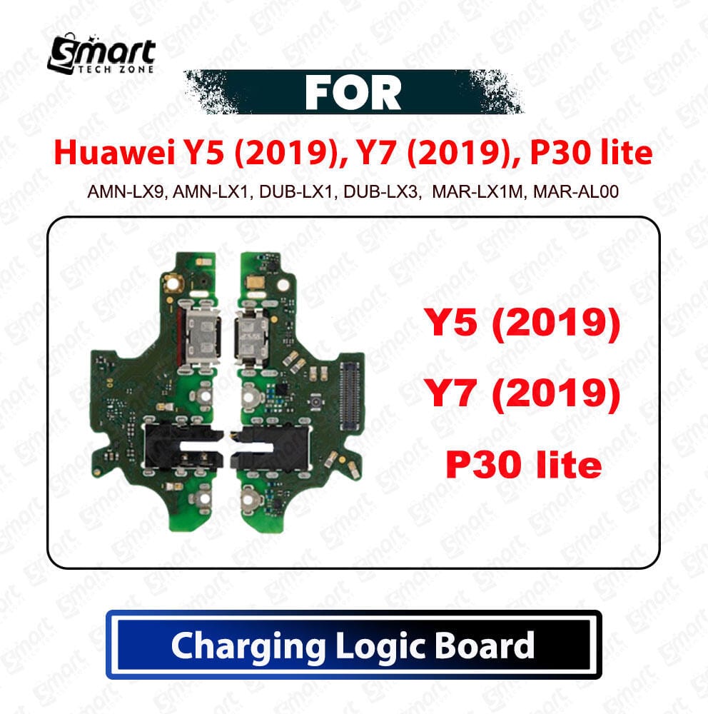 Huawei Y5 (2019), Y7 (2019), P30 lite Charging Logic Board - USB Charging Port Dock Connector & PCB Board Replacement Repair Spare Parts