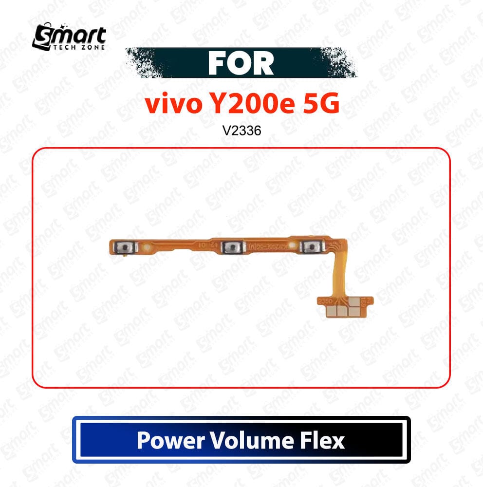 vivo Y200e 5G Power On Off Button Flex Cable Volume Up Down Side Key Switch Ribbon Cable Replacement Repair Spare Part For V2336