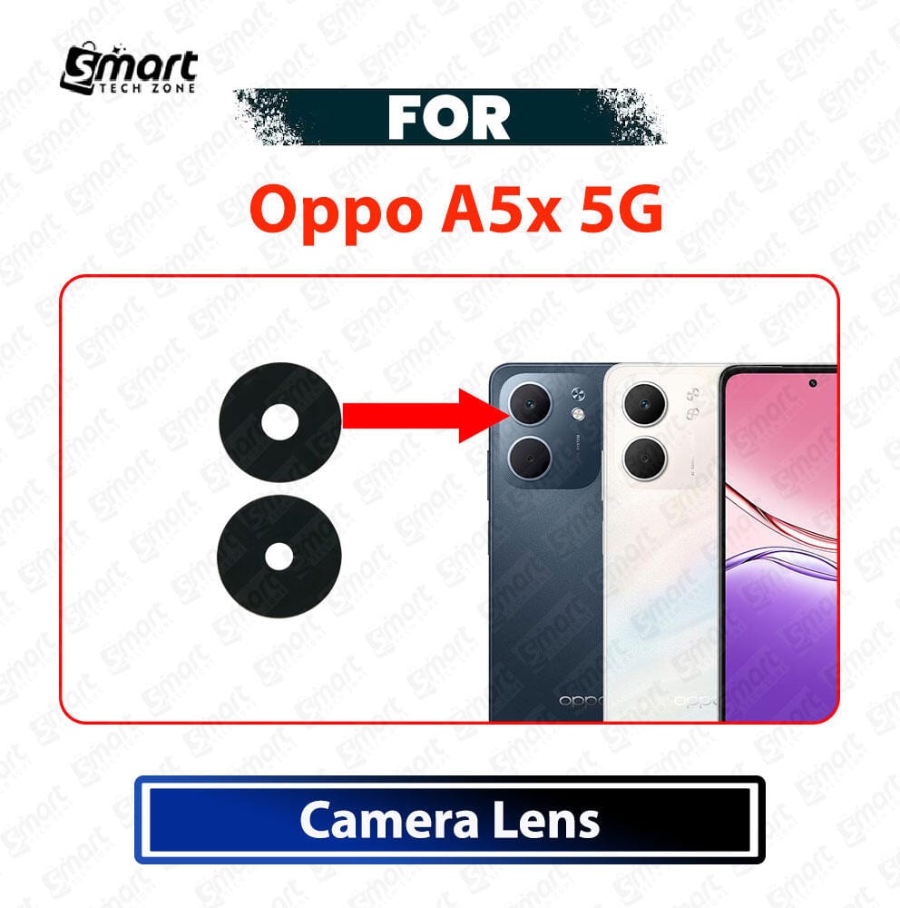 Oppo A5x 5G Main Camera Glass Lens Replacement Part – Rear Camera Lens (Not Tempered Glass Protector)
