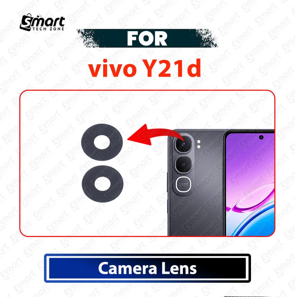vivo Y21d Main Camera Glass Lens Replacement Part – Rear Camera Lens (Not Tempered Glass Protector)