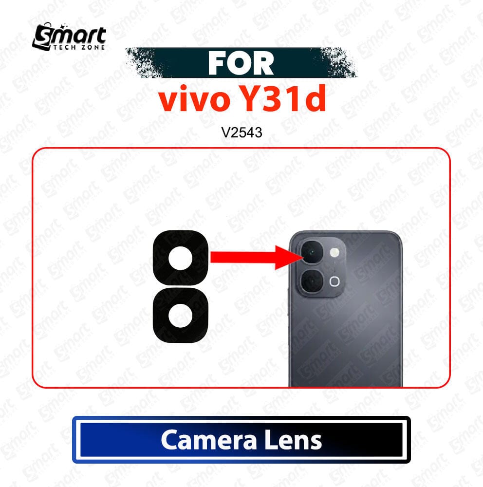 vivo Y31d Main Camera Glass Lens Replacement Part – Rear Camera Lens (Not Tempered Glass Protector) For V2543
