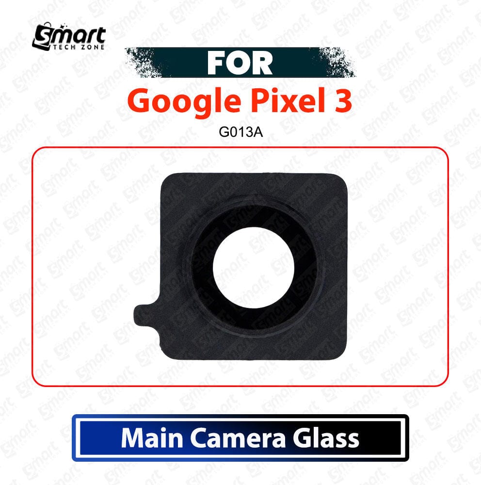 Google Pixel 3 Rear Camera Glass Lens Cover - Main Back Camera Lens Replacement Repair Spare Parts