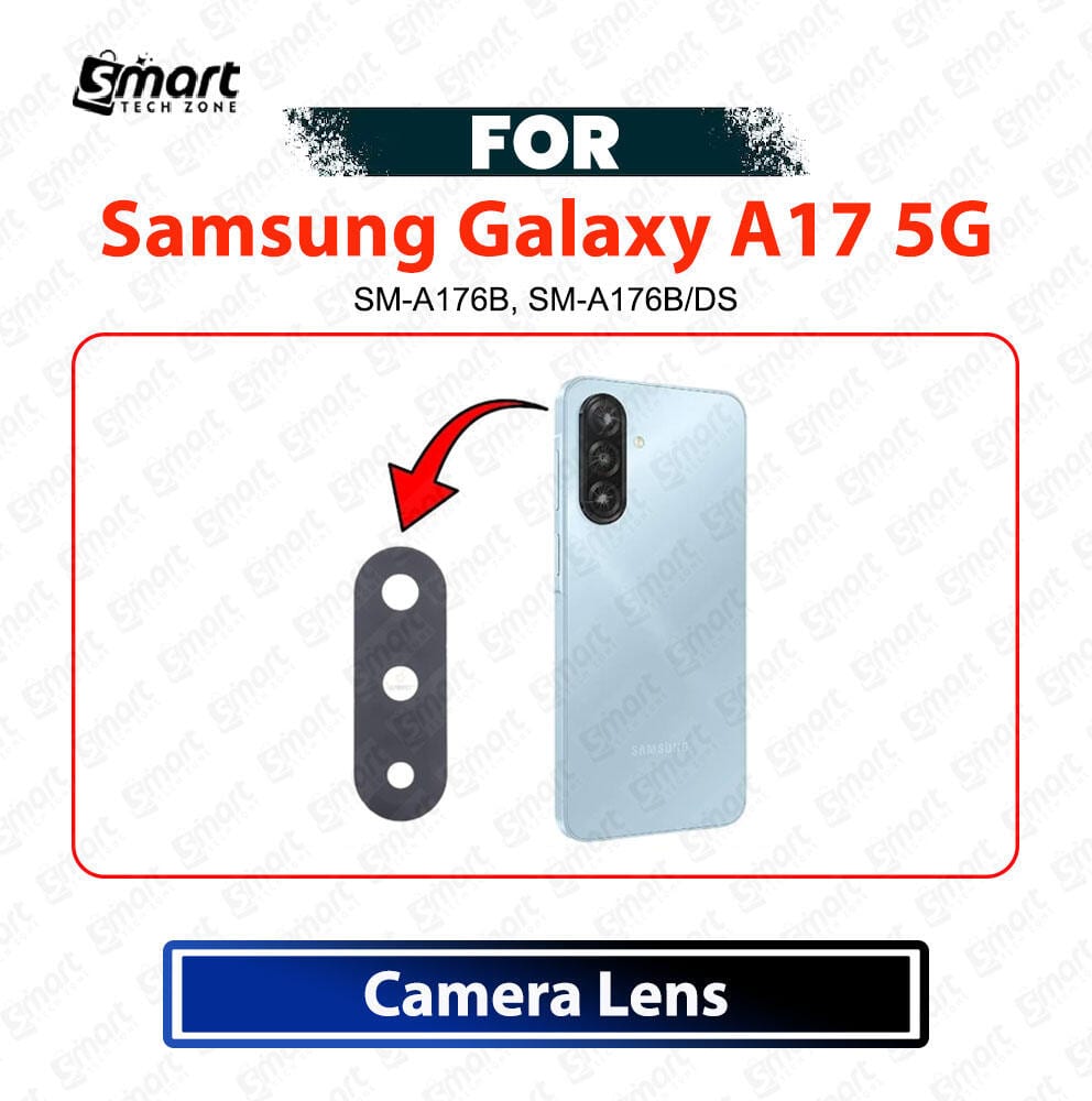 Samsung Galaxy A17 5G Camera Main Glass Lens Replacement Part Not Tempered Camera Glass Protector (SM-A176B, SM-A176B/DS)