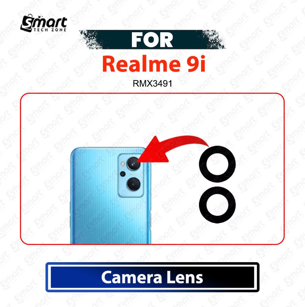 Realme 9i Rear Camera Glass Lens Cover - Main Back Camera Lens Replacement Repair Spare Parts (RMX3491)