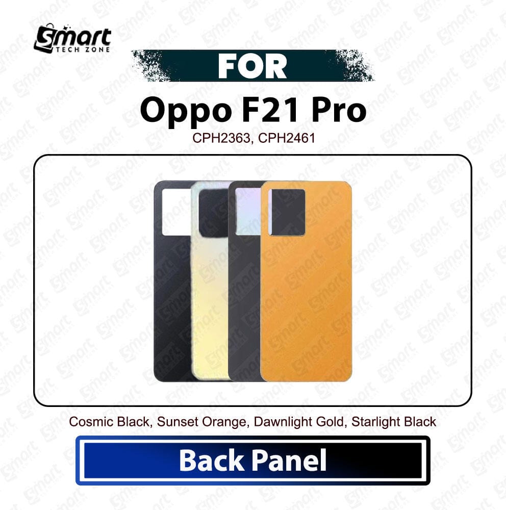 Oppo F21 Pro Back Panel Back Shell Best Quality Replacement Repair Spare Part For CPH2363, CPH2461