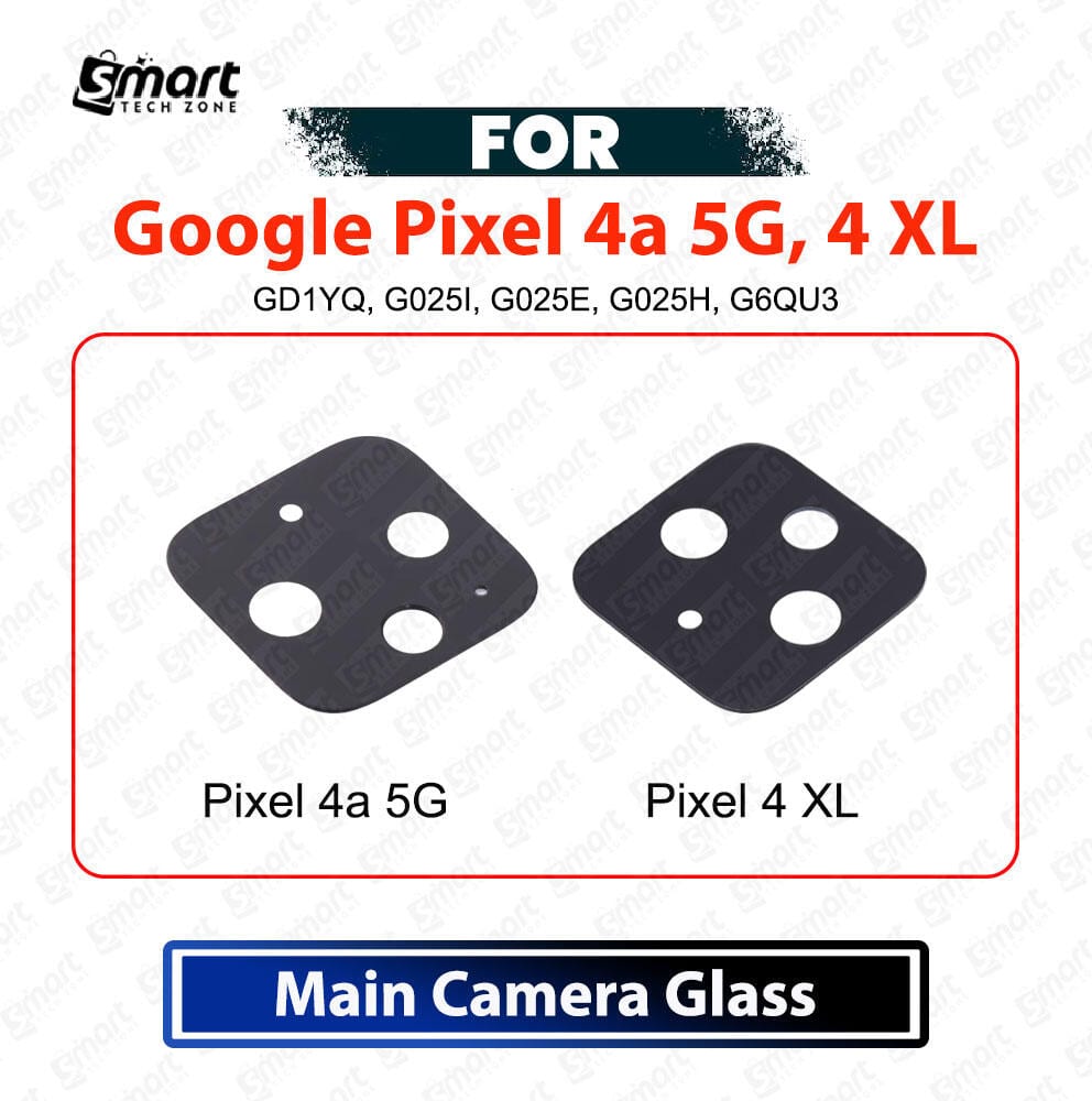 Google Pixel 4a 5G / Pixel 4 XL Rear Camera Glass Lens Cover - Main Back Camera Lens Replacement Repair Spare Parts