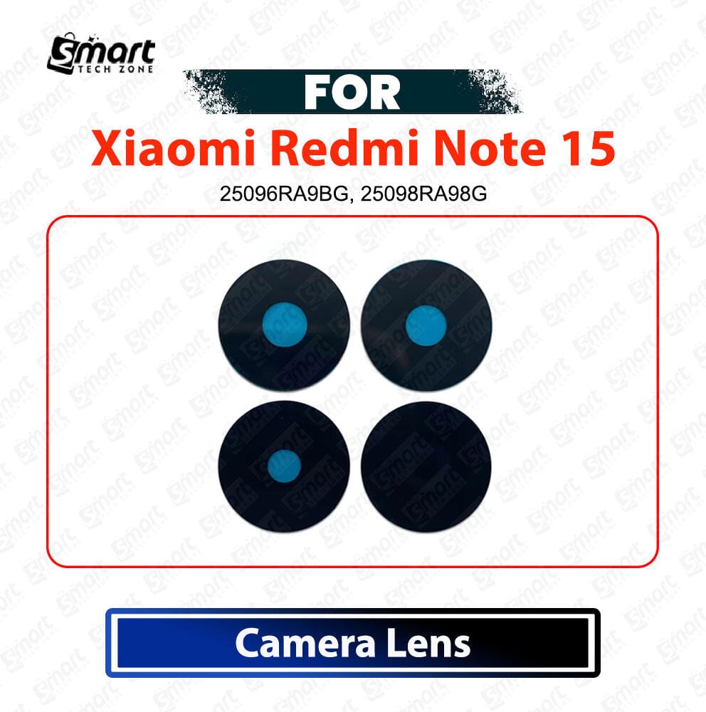 Xiaomi Redmi Note 15 Main Camera Glass Lens Replacement Part – Rear Camera Lens (Not Tempered Glass Protector)