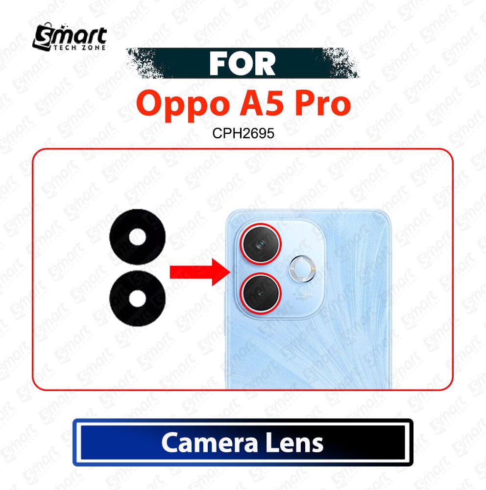 Oppo A5 Pro Rear Camera Glass Lens Cover - Main Back Camera Lens Replacement Repair Spare Parts (CPH2695)