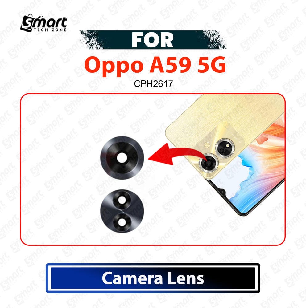 Oppo A59 5G Main Camera Glass Lens Replacement Part – Rear Camera Lens (Not Tempered Glass Protector) For CPH2617