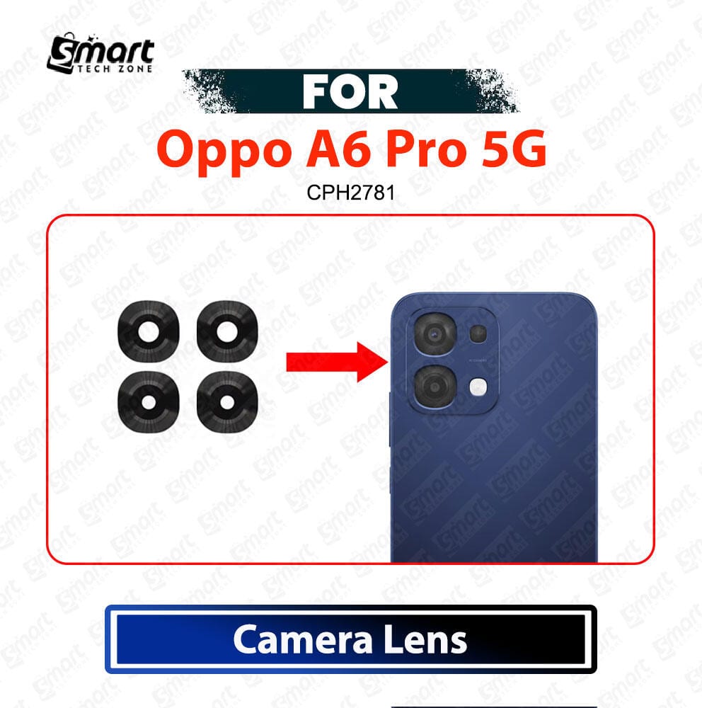 Oppo A6 Pro 5G Rear Camera Glass Lens Cover - Main Back Camera Lens Replacement Repair Spare Parts (CPH2781)